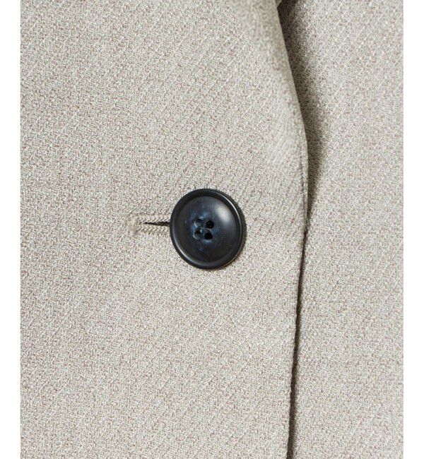 allureville「【セットアップ対応可能】麻調カルゼサイドオープンジレ」|ベスト・ジレ|