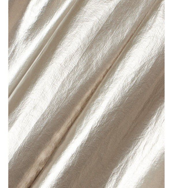 allureville「メタリックタックフレアスカート」|スカート|