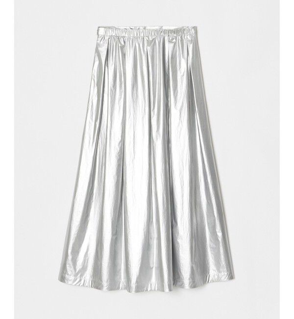 allureville「メタリックタックフレアスカート」|スカート|