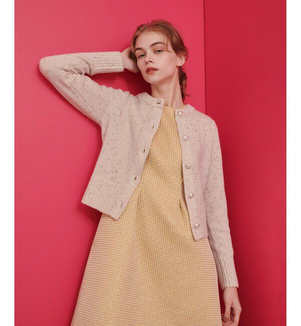 LOULOU WILLOUGHBY「【LOULOU WILLOUGHBY】LINSIEME カーディガン」|カーディガン|オフホワイト