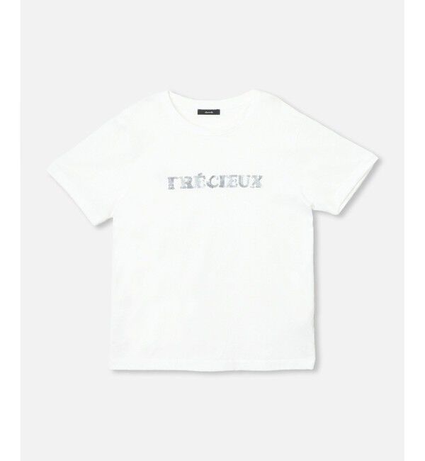 allureville「スパンコールロゴTEE」|Tシャツ・カットソー|シルバー
