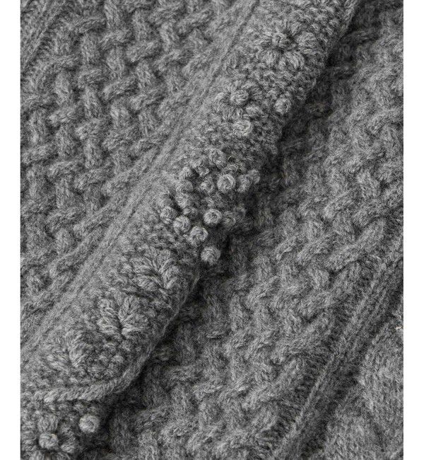 LOULOU WILLOUGHBY「【LOULOU WILLOUGHBY】フラワー刺繍ケーブルニット」|ニット・セーター|