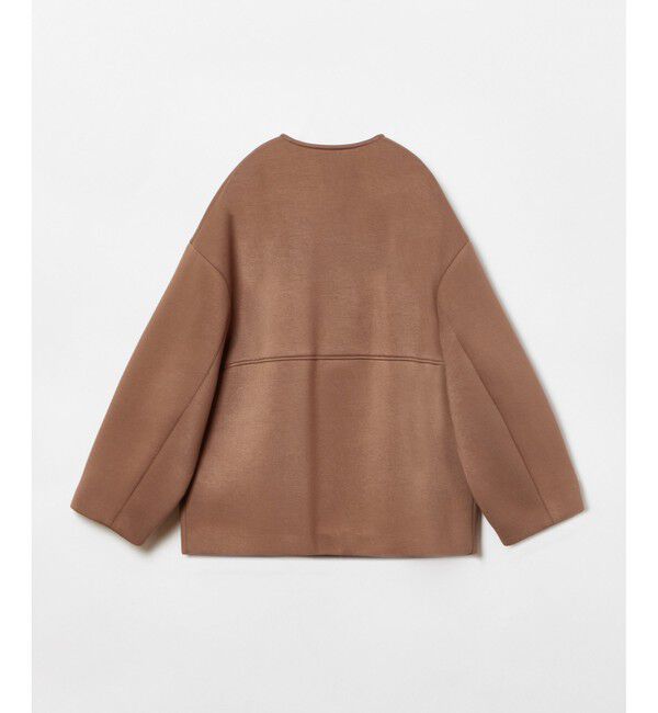 allureville「レーヨンボンディングノーカラージャケット」|ノーカラージャケット|