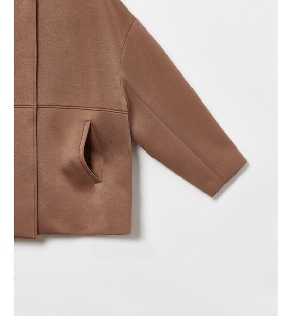 allureville「レーヨンボンディングノーカラージャケット」|ノーカラージャケット|