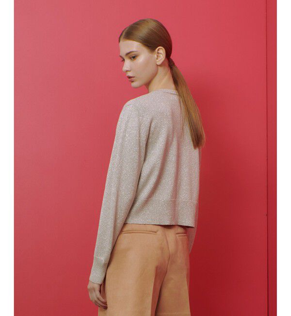 LOULOU WILLOUGHBY「【LOULOU WILLOUGHBY】ラメメランジェカーディガン」|カーディガン|