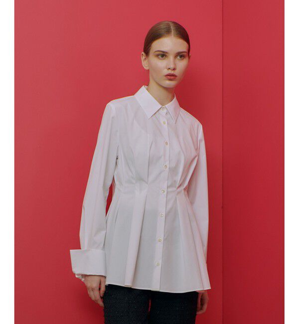 LOULOU WILLOUGHBY「【LOULOU WILLOUGHBY】タックシェイプシャツ」|シャツ・ブラウス|