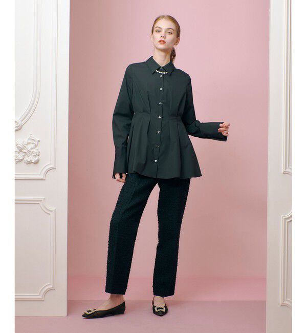 LOULOU WILLOUGHBY「【LOULOU WILLOUGHBY】タックシェイプシャツ」|シャツ・ブラウス|