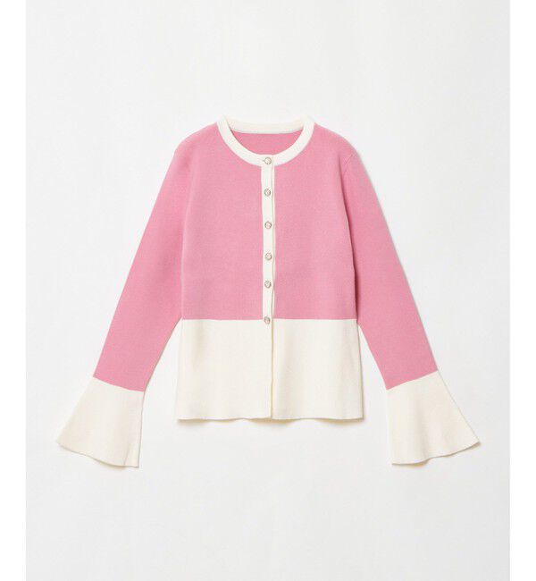 LOULOU WILLOUGHBY「【LOULOU WILLOUGHBY】ウエストキリカエカーディガン」|カーディガン|