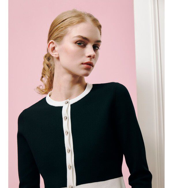 LOULOU WILLOUGHBY「【LOULOU WILLOUGHBY】ウエストキリカエカーディガン」|カーディガン|