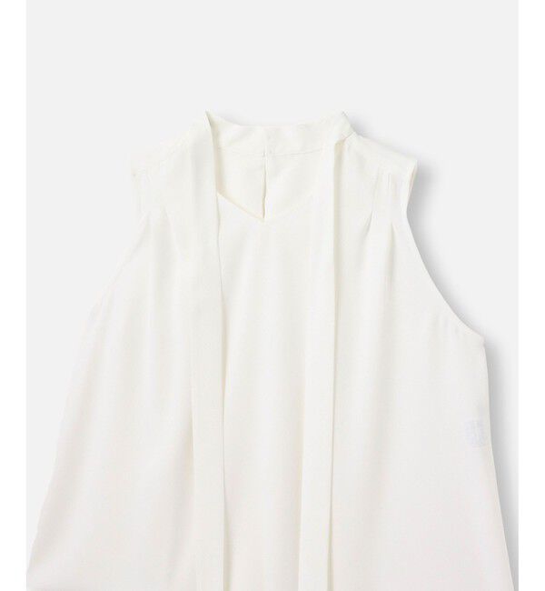 allureville「マットサテンボウタイブラウス」|シャツ・ブラウス|