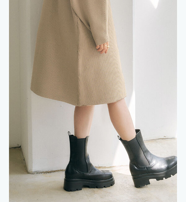 titivate「コクーンシルエットミニ丈ニットワンピース」|ワンピース|