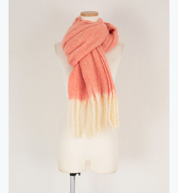 titivate「メランジボリュームマフラー」|ストール|