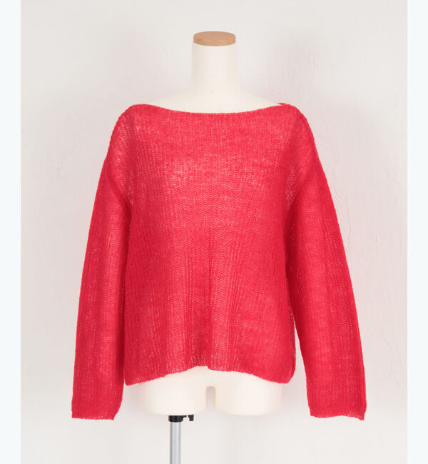 titivate「モヘアタッチローゲージニット」|ニット・セーター|