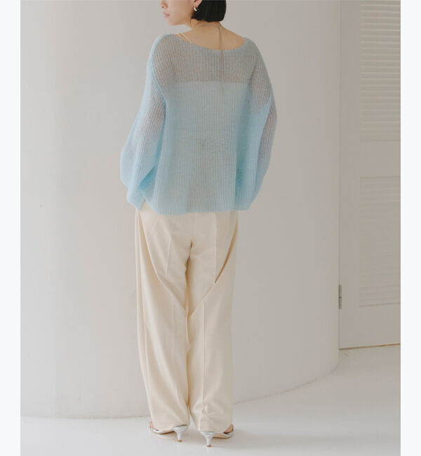 titivate「モヘアタッチローゲージニット」|ニット・セーター|