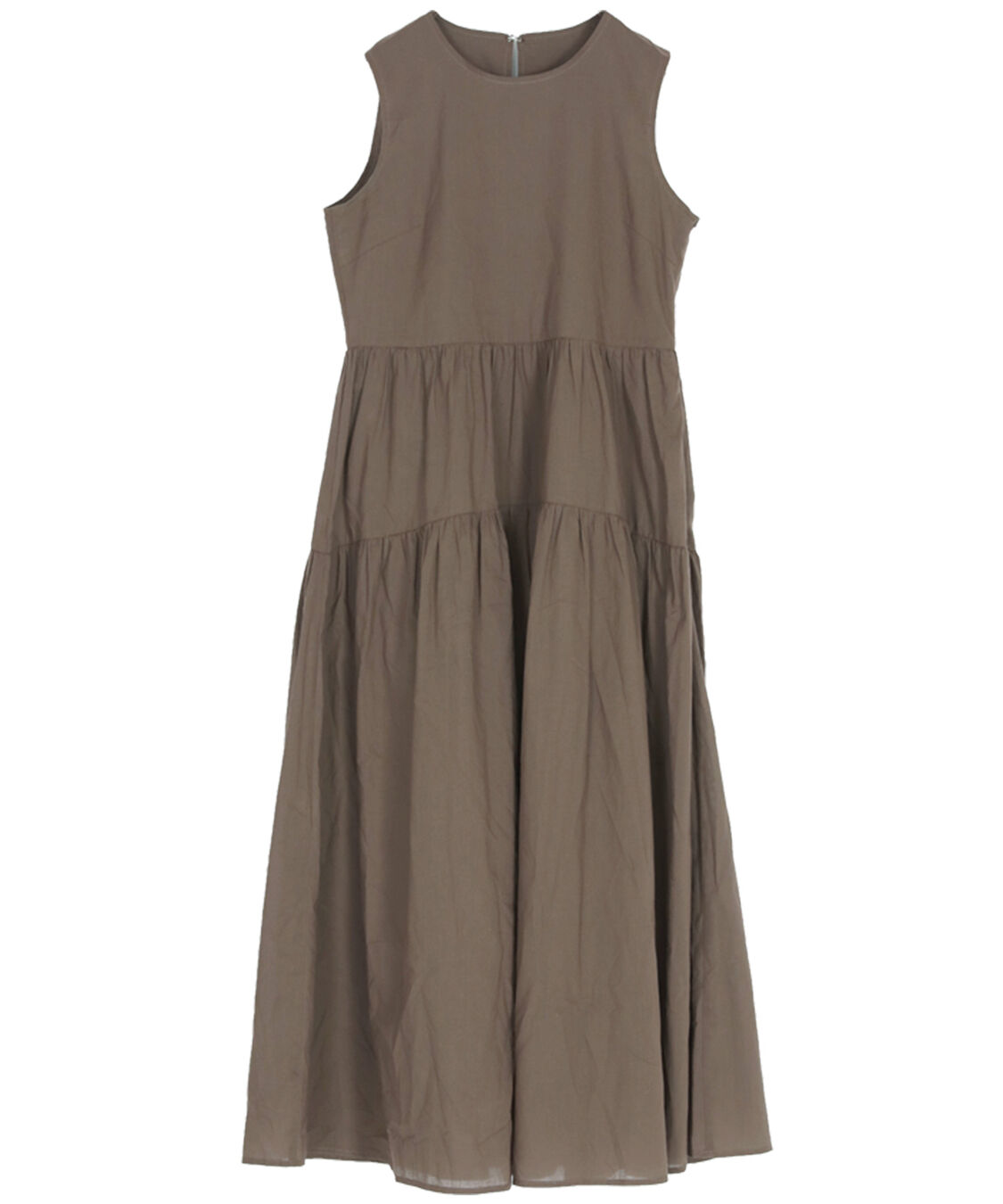 ur's「コットンクルーネックティアードワンピース」|ワンピース|