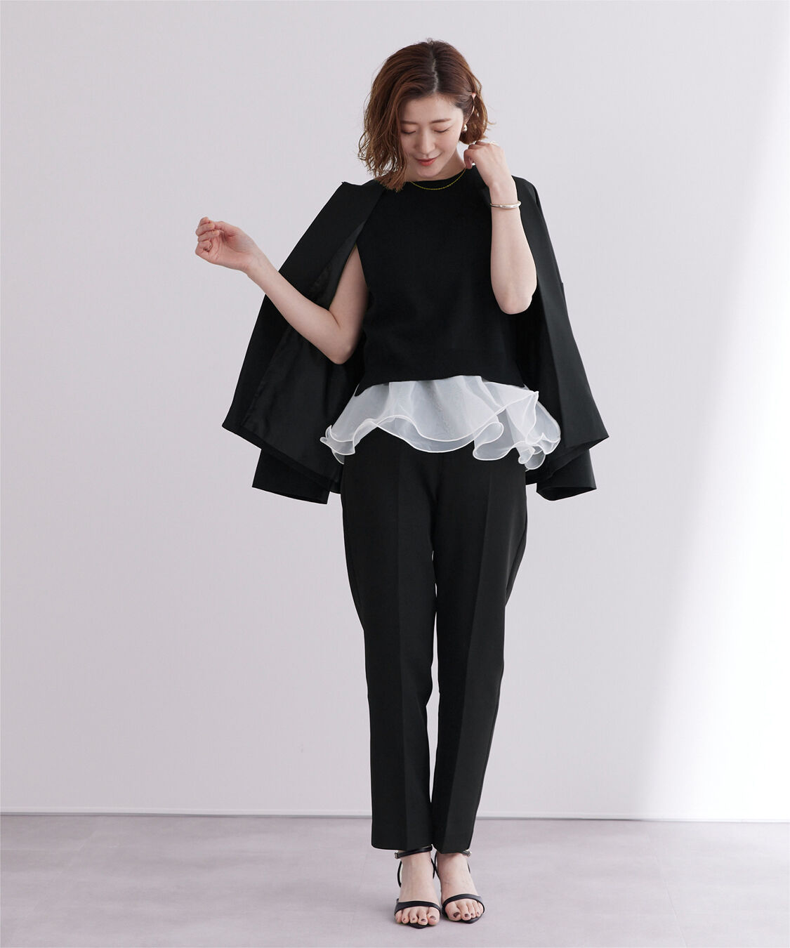 ur's「フレアベルト付ニットプルオーバー」|ニット・セーター|