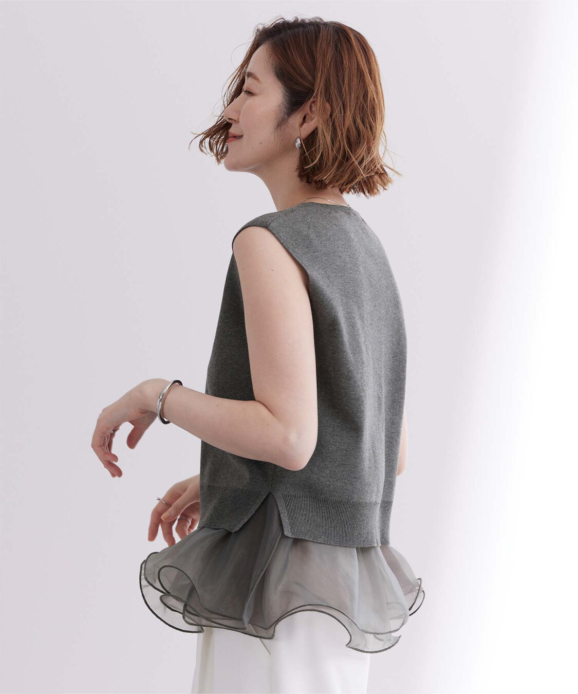 ur's「フレアベルト付ニットプルオーバー」|ニット・セーター|