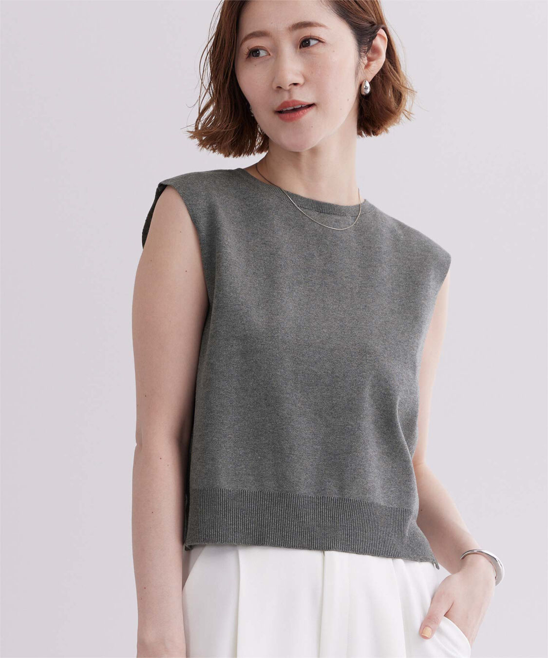 ur's「フレアベルト付ニットプルオーバー」|ニット・セーター|