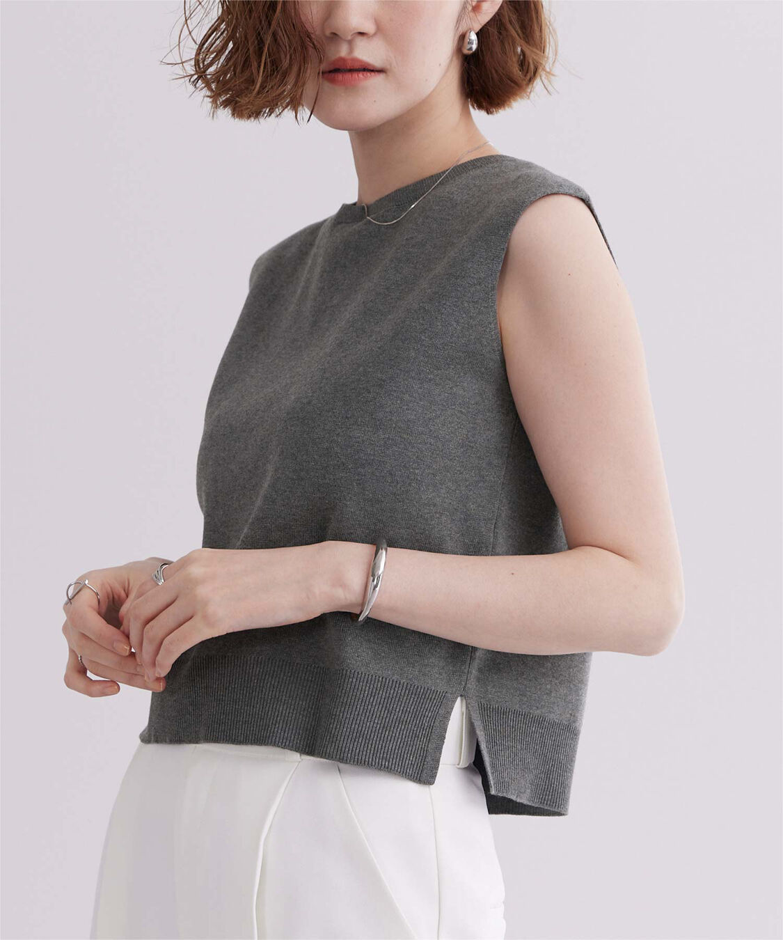 ur's「フレアベルト付ニットプルオーバー」|ニット・セーター|