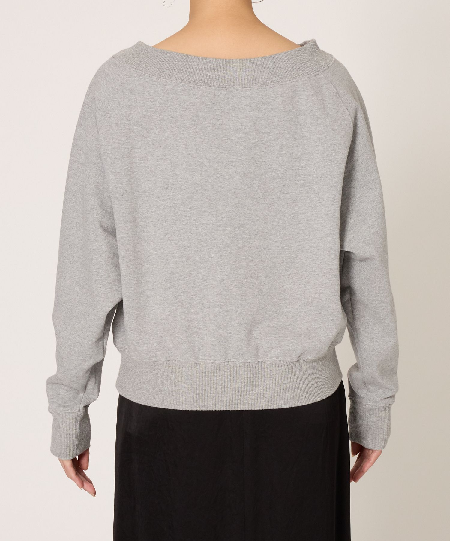 BABYLONE「ボ－トネック裏毛プルオーバー」|スウェット・ジャージ|