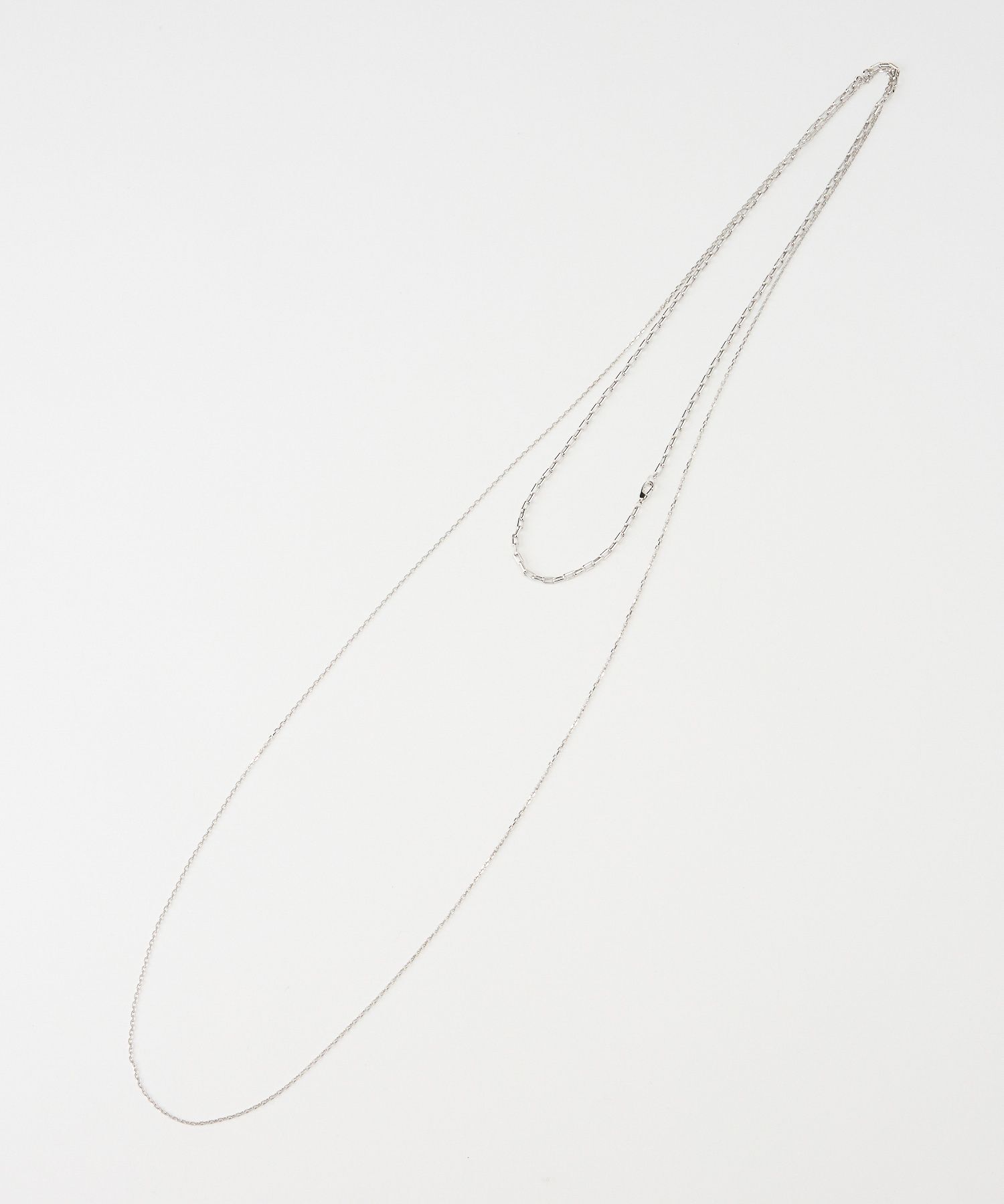 BABYLONE「MIXチェーンロングネックレス」|ネックレス|ｼﾙﾊﾞｰ