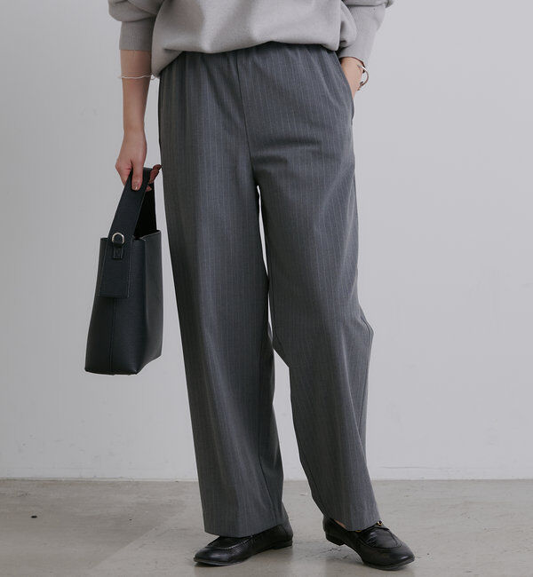  「【＠sein___000企画】スッキリシルエットイージーパンツ」|その他|ストライプ