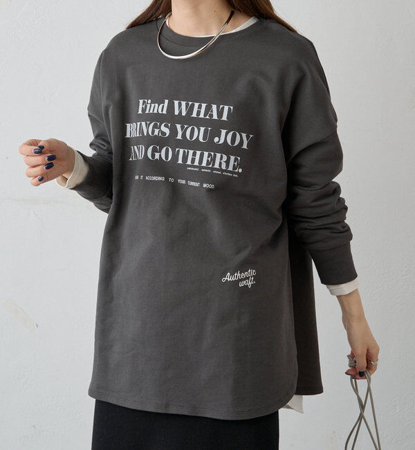  「インレイチュニックプルオーバー」|プルオーバー|