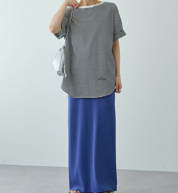  「《新色登場！/リバイバル》【-3kg見え / Du noir】ナロースカート」|スカート|