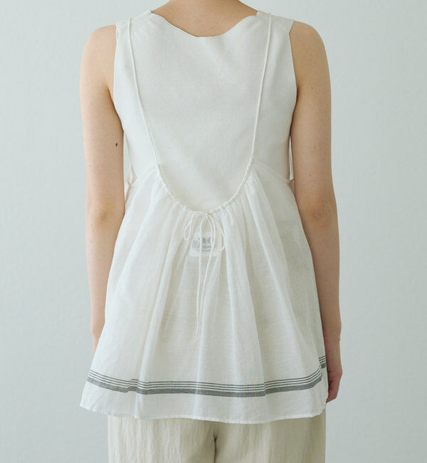  「【25th】パネルコットンラミーキャミブラウス」|キャミソール|