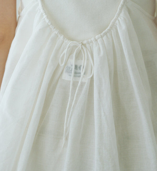  「【25th】パネルコットンラミーキャミブラウス」|キャミソール|