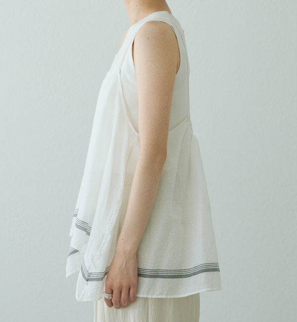  「【25th】パネルコットンラミーキャミブラウス」|キャミソール|