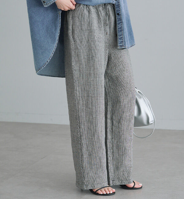  「リネンウエストゴムイージーパンツ」|その他|