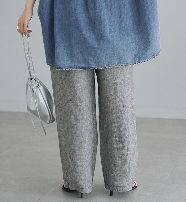  「リネンウエストゴムイージーパンツ」|その他|