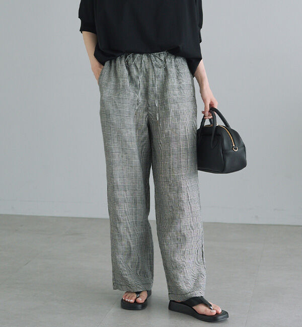  「リネンウエストゴムイージーパンツ」|その他|