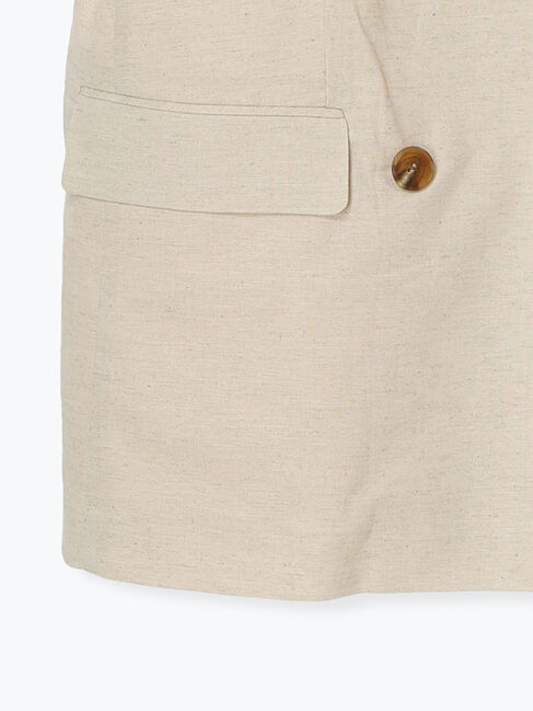 Te chichi「リネンブレンドハーフスリーブジャケット（セットアップ可）《2025summer catalog item》」|その他|