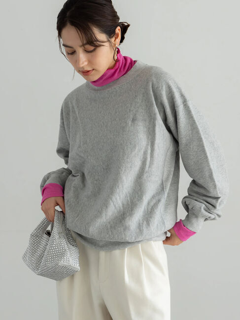 Te chichi「CHAMPION ワンポイント刺繍スウェット」|Tシャツ・カットソー|