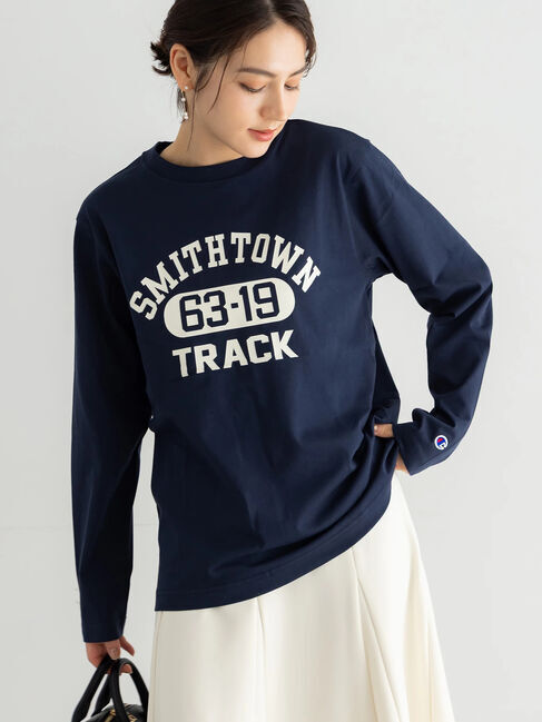 Te chichi「CHAMPION ロゴロングスリーブTシャツ」|Tシャツ・カットソー|