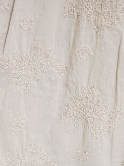 Samansa Mos2「ハンドステッチ風総刺繍ブラウス」|シャツ・ブラウス|