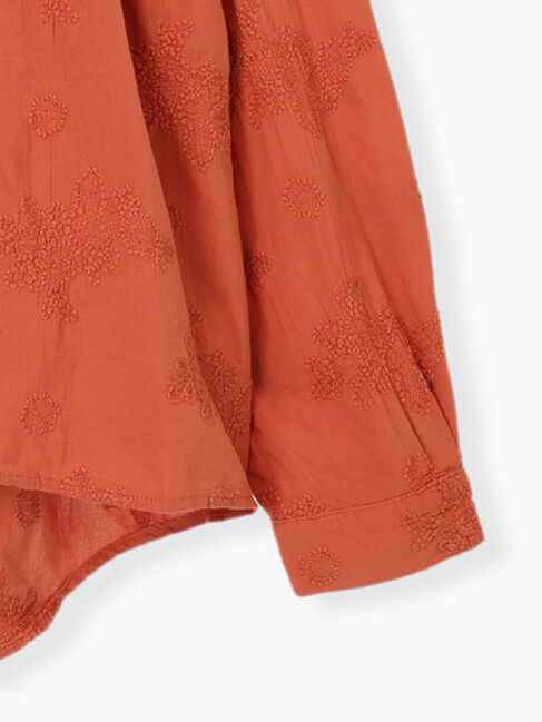 Samansa Mos2「ハンドステッチ風総刺繍ブラウス」|シャツ・ブラウス|