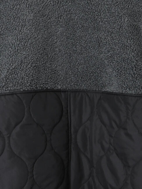 Samansa Mos2 blue「ボアキルトコンビリバーシブルコート」|ブルゾン・スタジャン|