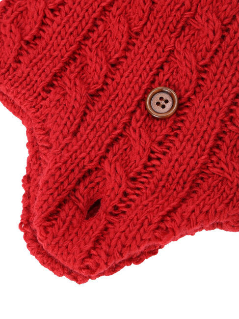  「配色ぽんぽん付きニット帽」|その他|