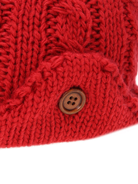  「配色ぽんぽん付きニット帽」|その他|