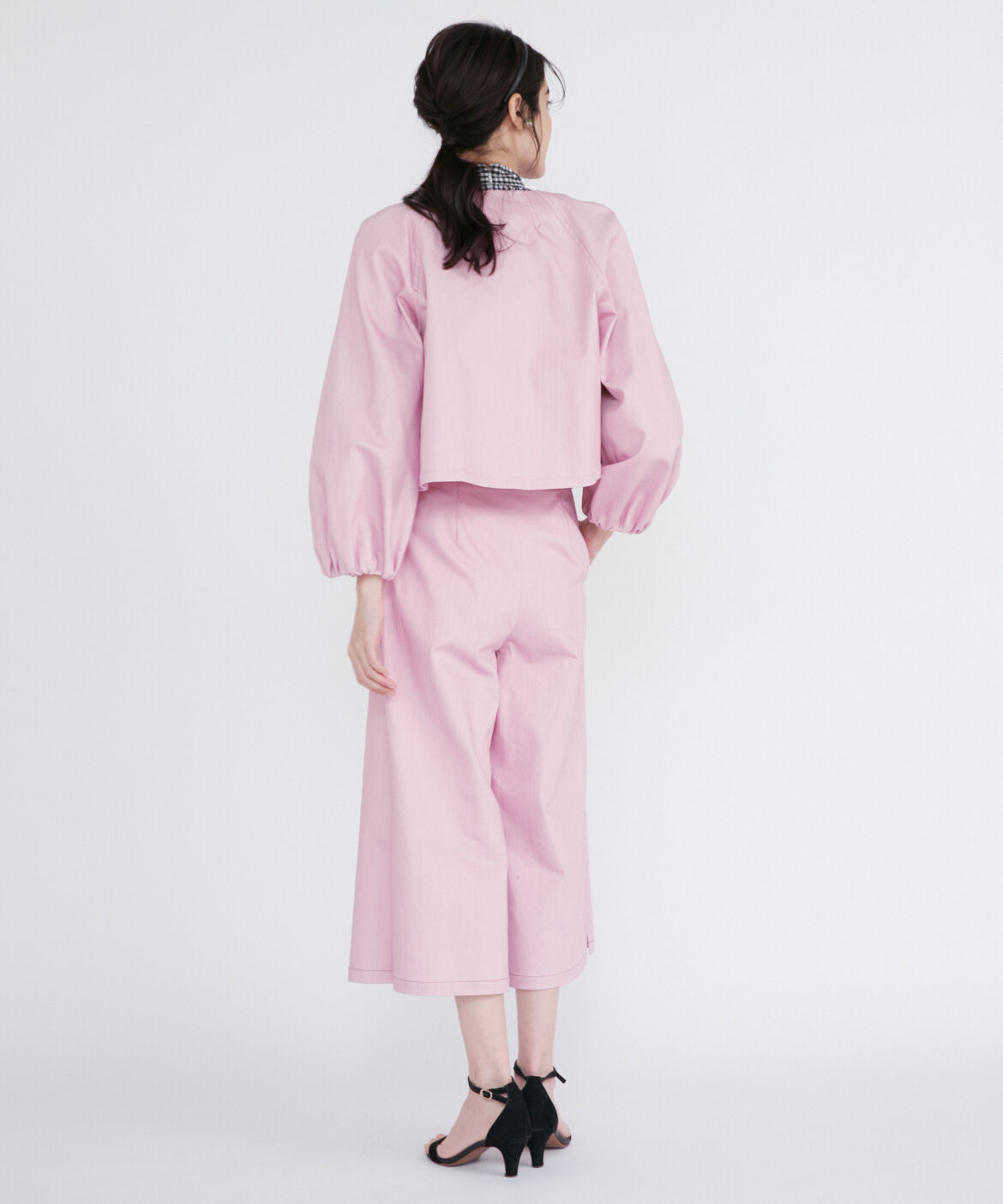 Maglie le cassetto「飾りベルト付きデニムガウチョパンツ」|その他|