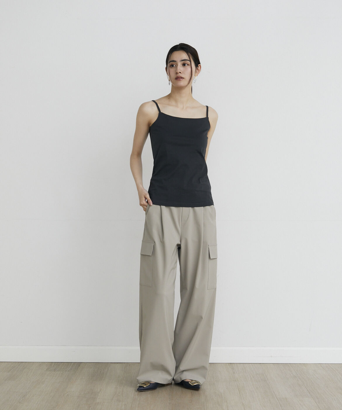 INED「キャミソール《スビン綿MIX天竺/A-GIRL&rsquo;S 》」|キャミソール|