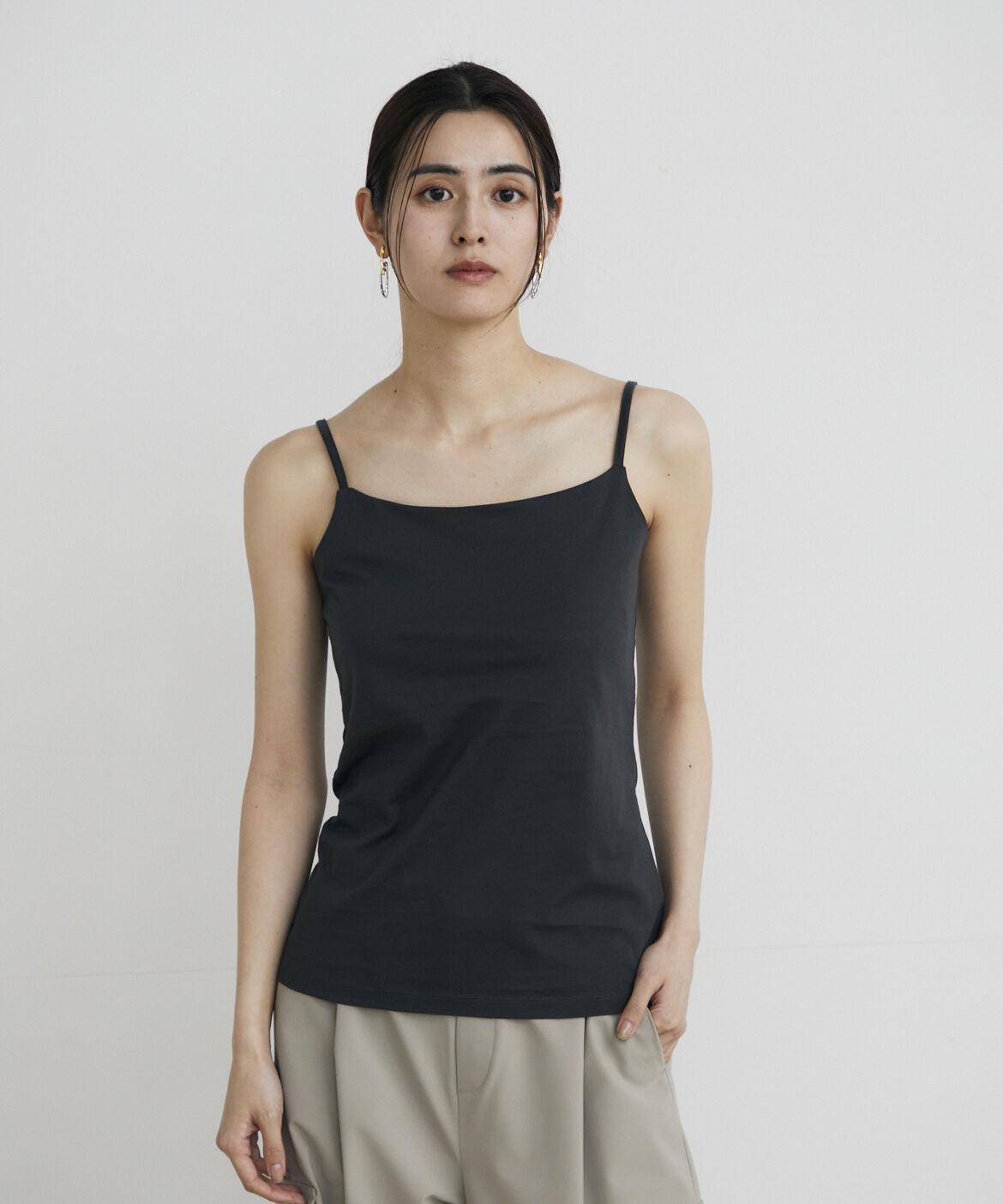 INED「キャミソール《スビン綿MIX天竺/A-GIRL&rsquo;S 》」|キャミソール|スミクロ5