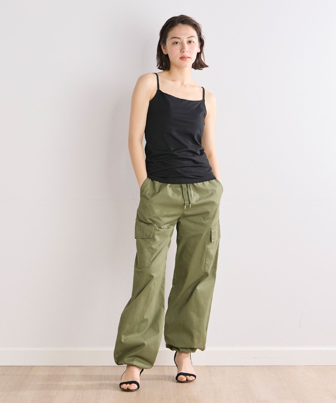 INED「キャミソール《スビン綿MIX天竺/A-GIRL&rsquo;S 》」|キャミソール|