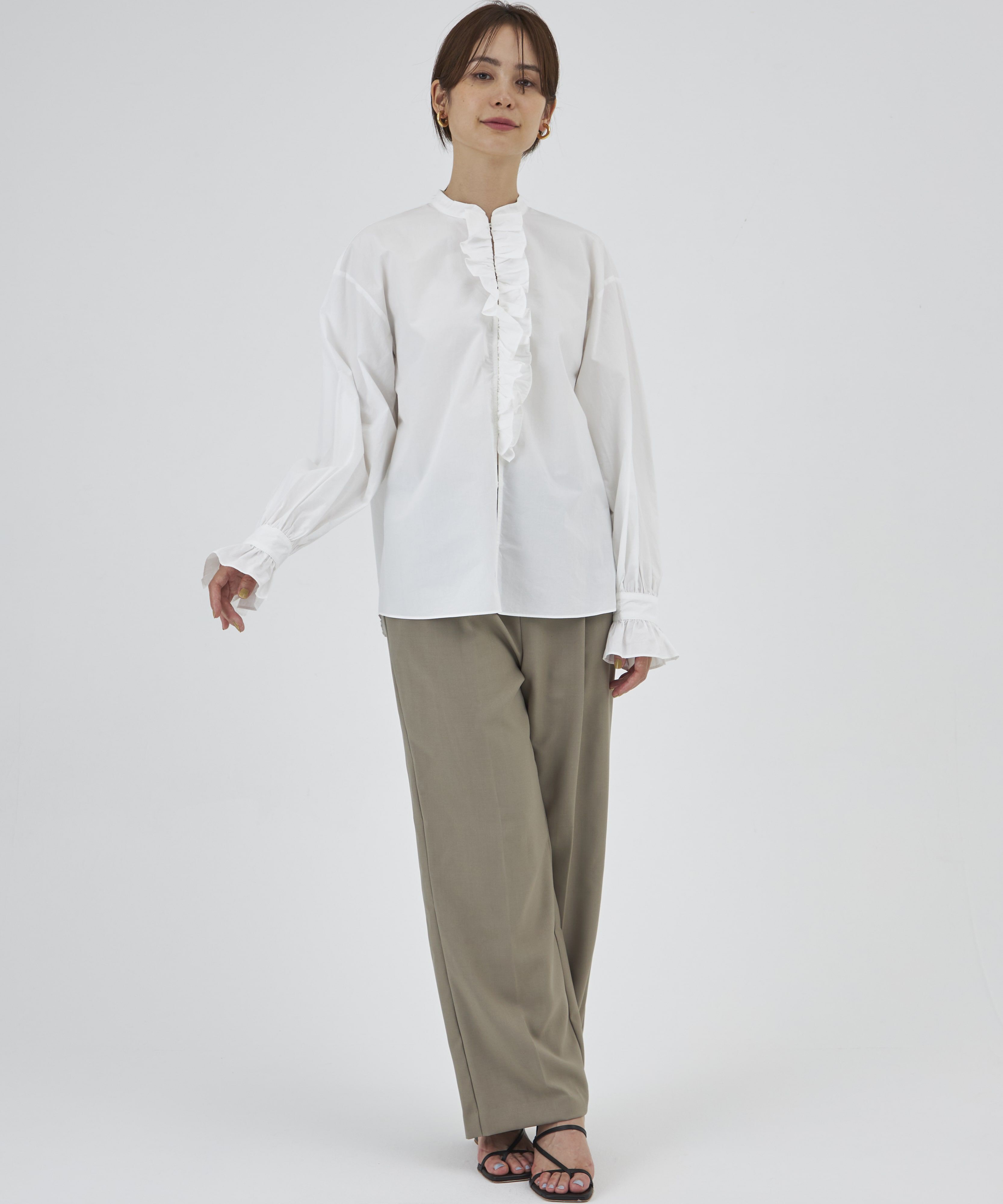 INED「《INED CLARO》ドライツイルマニッシュパンツ」|その他|