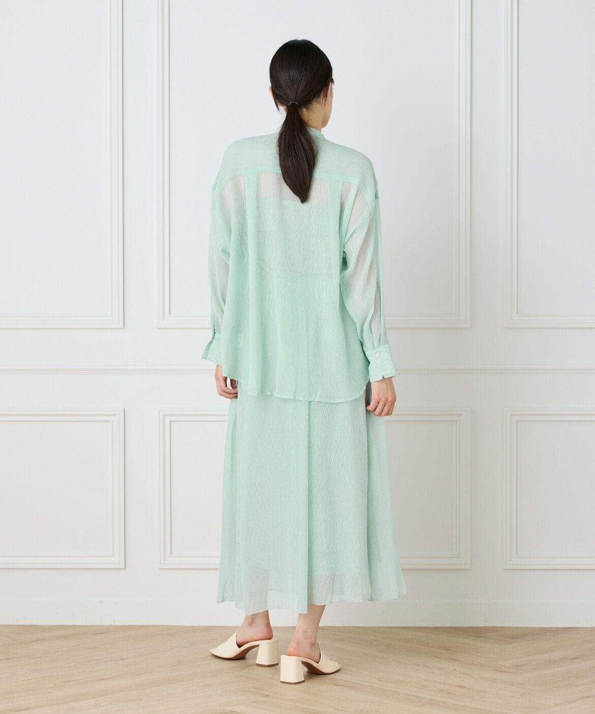 I.T.'S international「シアー楊柳スカート」|スカート|