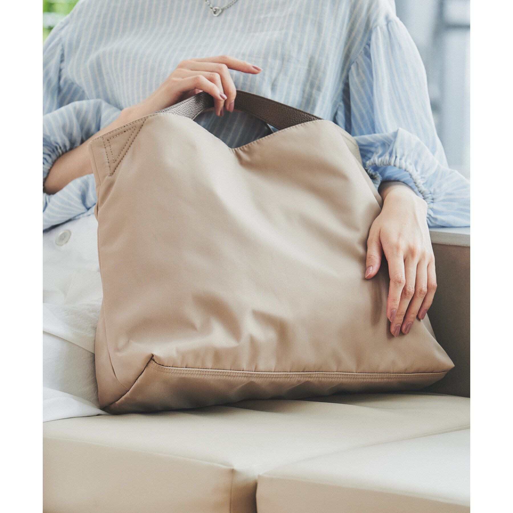 UNTITLED「【軽量/大容量】ナイロンビッグトート」|トートバッグ|