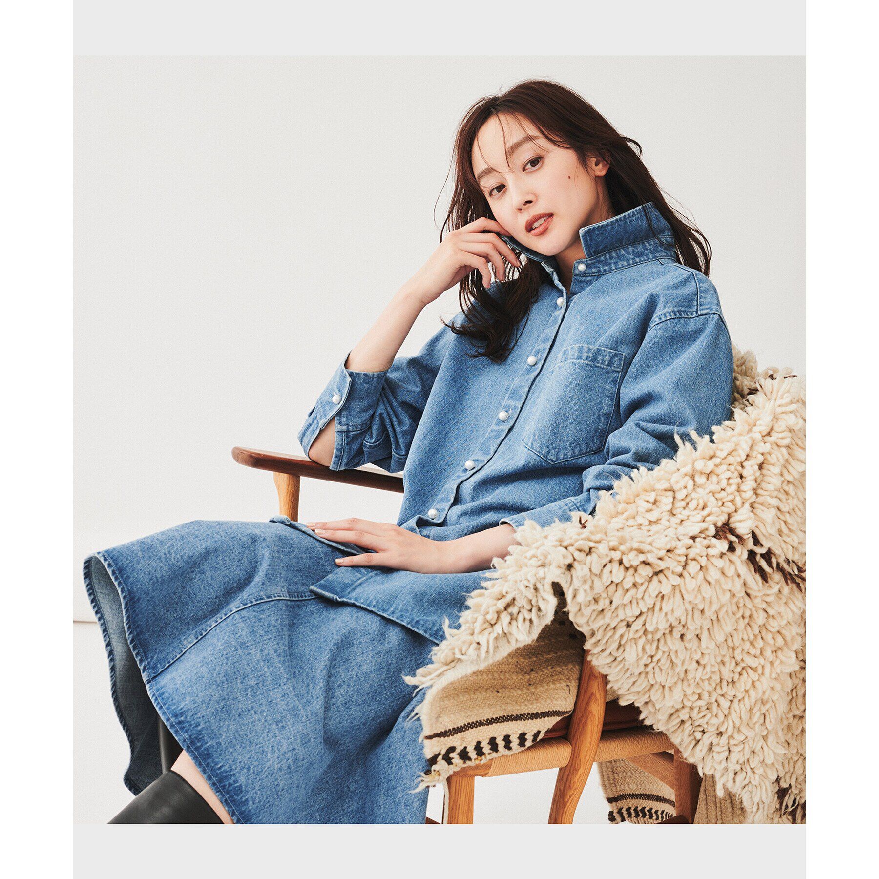 UNTITLED「【セットアップ可能】ヴィンテージデニムマーメイドスカート」|スカート|